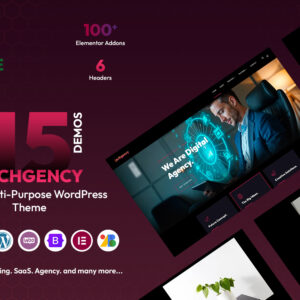 Techgency - SaaS, AI Start Up, Creative Agency Free Wordpress Theme