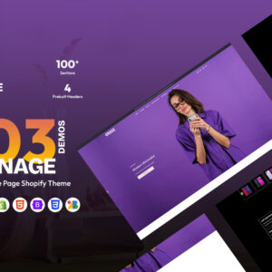 Onage – Clean One Page Shopify Theme for High-Converting Stores