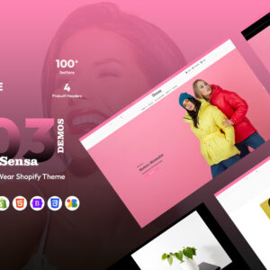 Sensa – Winter Wear & Fashion Shopify Theme (AI-Powered Multipurpose Theme)
