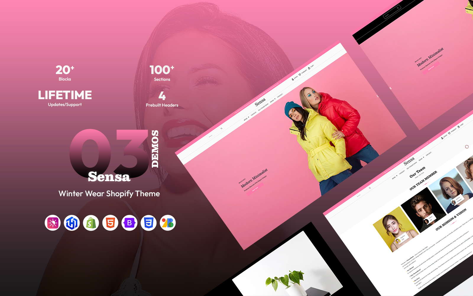 Sensa – Winter Wear & Fashion Shopify Theme (AI-Powered Multipurpose Theme)