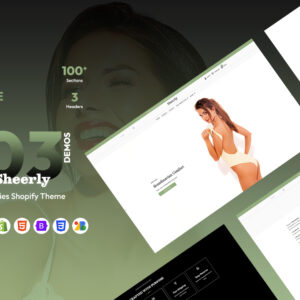 Sheerly Lingerie Shopify Theme – Modern Fashion & Nightwear eCommerce Solution