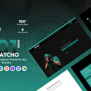 Watcho – One Page WordPress Theme for Modern Businesses