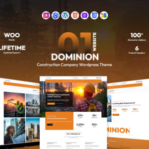 Dominion – Construction Company WordPress Theme