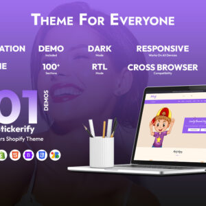 Stickerify – Stickers Shopify Theme (AI-Powered eCommerce Theme)
