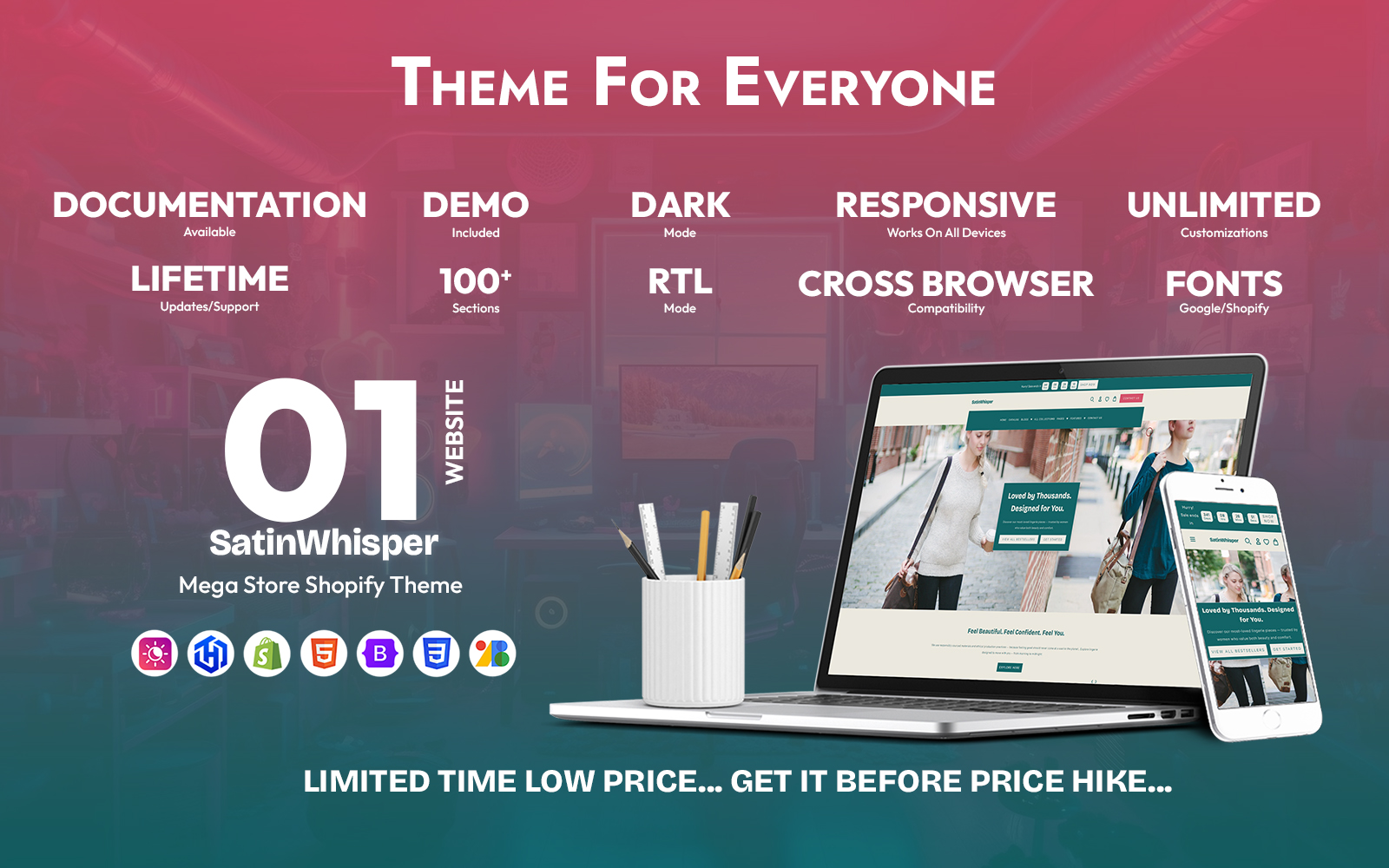 SatinWhisper – Mega Store Shopify Theme