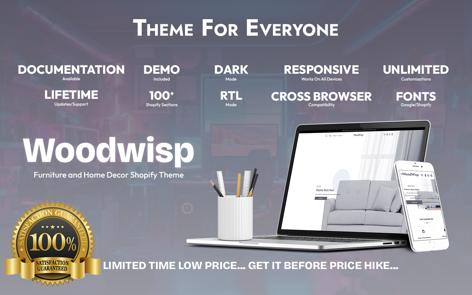 Woodwisp – Furniture & Home Décor Shopify Theme